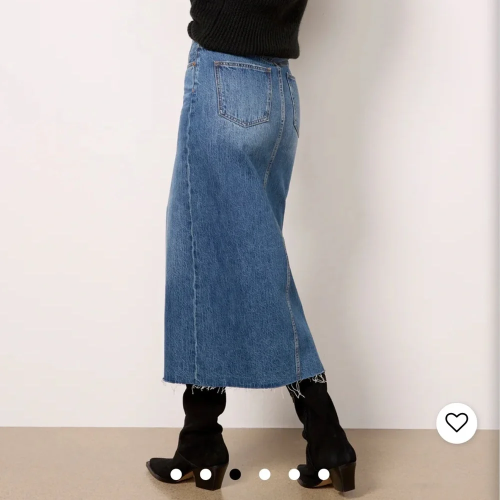 Pistola Alice Denim Midi Skirt - Picture 3 of 13